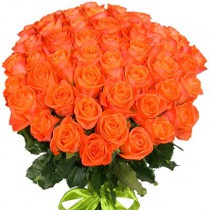 Bouquet 51 Orange Rose